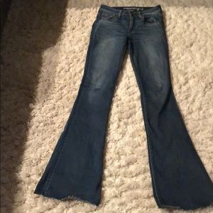 Long flared jeans